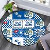 Custom Name FC Luzern Round Area Rug,Carpet Rug for Living Room Bedroom Sofa Playroom Decor,Non-slip Floor Mat