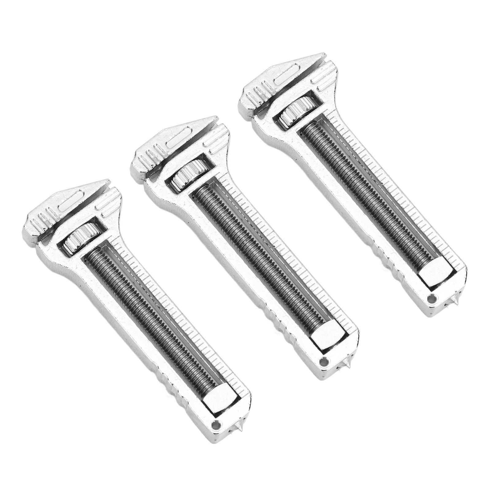

3PCS Mini Multitool Wrench Adjustable Wrench Multifunctional Bottle Opener for Backpacking Camping Hiking