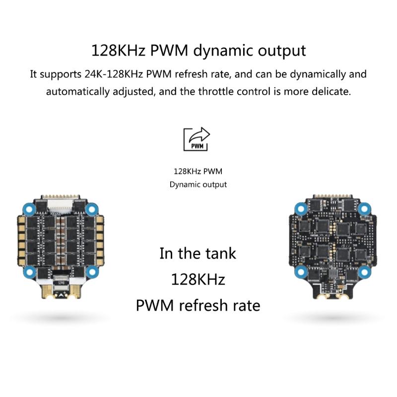 XRotor FPVs ESC 4-in-1 ESC 65A BLHeli_32 128K Module Board 3-6S o for Drones Replacement Spare Part