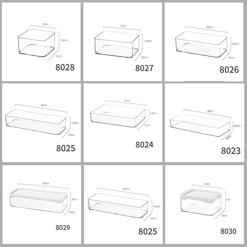 Japanese-Style Transparent Mirror Cabinet with Drawer for Cosmetics, Lipstick, Toiletries, Stationery, and Eyebrow Pencil Storage