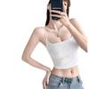 Sparkle Rhinestone Strapless Padded Camisole - Sexy Slim-Fit with Beautiful Back Design