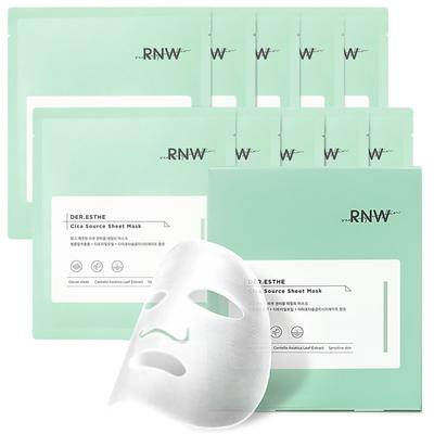 R&W Cica Sauce Calming Mask Pack, 10 Packungen, 1 Packung