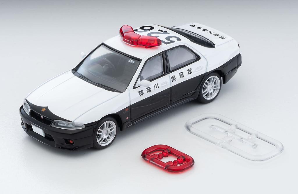 Geocolle 64 164# Car Snap 16a Police ABSPVC dollsaccessories (painted, partially assembled) + die-cast mini car set 321590