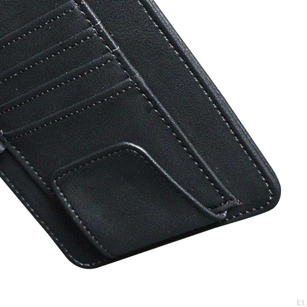 Automobile Sun Visor Storage Glasses Organizer Artificial PU Leather for Atto 3 Yuan Plus Space