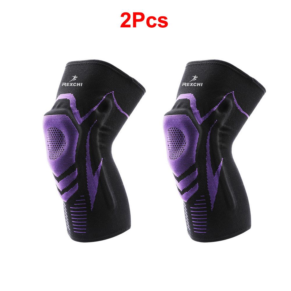 Sportliche Kompressions-Kniebandage mit Patella-Gelkissen & seitlichen Stabilisatoren zur Linderung von Meniskusrissen, Kreuzbandrissen, Arthritis und Gelenkschmerzen für Männer