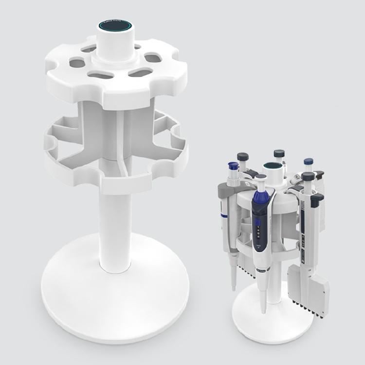 Portapipette Multifunzionale Supporto Micropipette da Laboratorio Rotazione a 360 Gradi 3-9 Pipette (Pipette non incluse) per Laboratorio