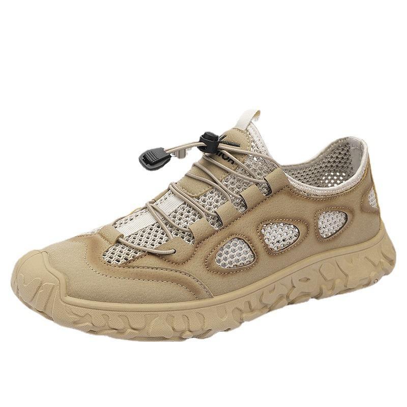 Casual Single Shoes, Fashionable and Trendy, Breathable and Wear-resistant Mesh Sports Shoes for Men