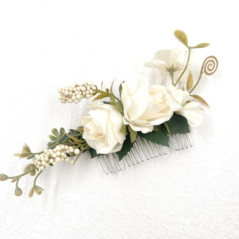 1Pc Hairpin Aesthetic Beauty Hair Accessories Bohemia Flower Fashion Wedding Bride Hair Comb
