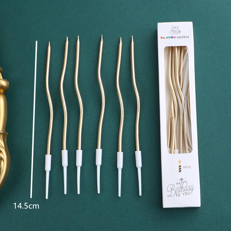 50 Gold and Silver Number Candle Cake Toppers - Individually Boxed Party Decorations