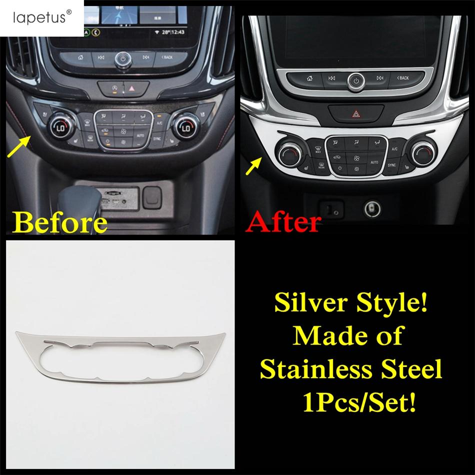 Car Rear Box AC Air Outlet / Window Lift / Head Lamp Light / Water Cup Cover Trim Accessories For Chevrolet Equinox 2017 -