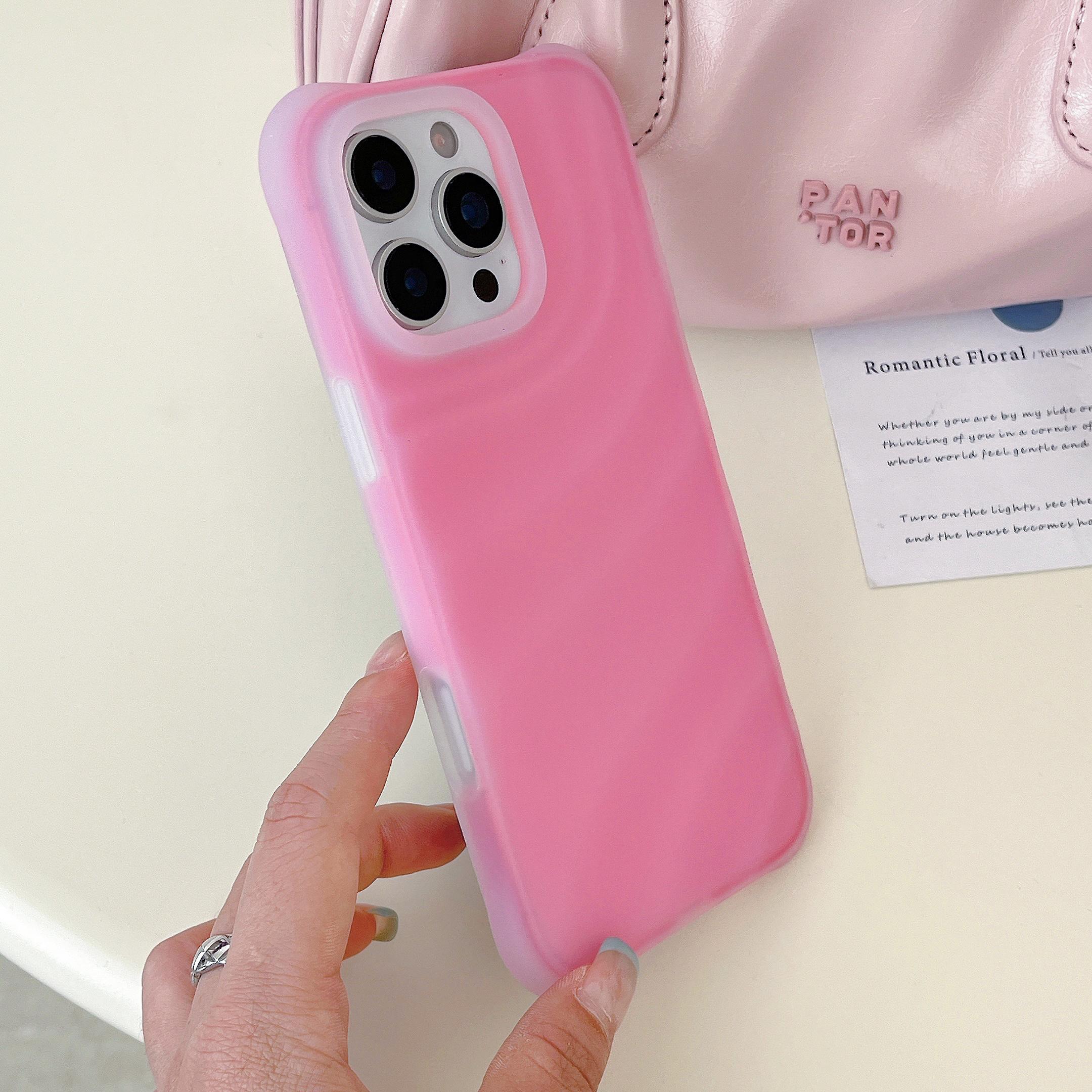 

Ins Chic Jelly Liquid Silicone Candy Case For iPhone 16 15 Pro Max Water Ripple Fluorescent Color Soft Shockproof Cover iPhone 15