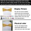 LMETJMA 10 Pcs Spandex Chair Sashes Premium Stretch Bows With Buckle Slider Universal Elastic Bands for Wedding Party Banquet