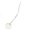 50Pcs Round Wooden Hanging Pendant with Strings for Wedding DIY Craft Festival Decoration