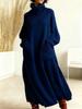 2025 Japanese Style Wool High Neck Dress Coat