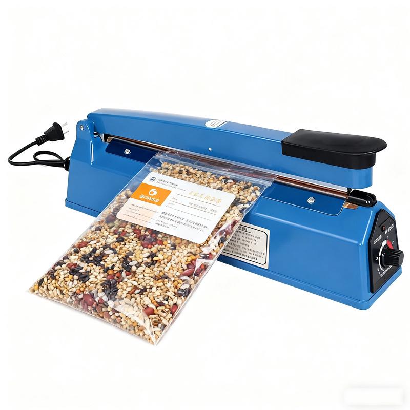 Compact Hand-Operated Heat Sealer for Plastic and Tea Bags