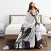 Dazai Bungo Stray Dogs   Blankets  Super Soft Funny Plush Throw Blanket For Kids Adult Couch Bed Flannel Bedspread Bed Cover