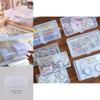 Mini Transparent Storage Box Students Plastic Desktop Labeling Organization