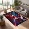 AC Mailand Bedruckter Flanell Teppich Rutschfest Weicher Polyester Boden Teppich Indoor Dekor Matte für Schlafzimmer Wohnzimmer Sofa Spielzimmer Heimdekoration