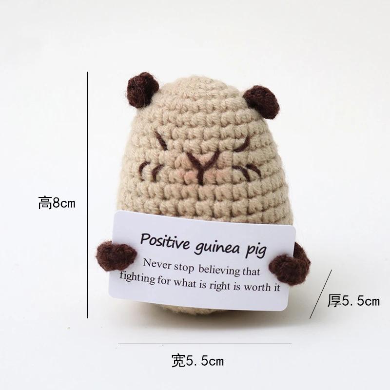 Emotionale Unterstützung Kreativer Kaktus Tanzender Kaktus Häkeln Handgefertigt Gestrickte Puppe Auto Bücherregal Tisch Heimdeko Geschenk