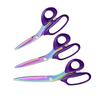 Titanium-Coated Stainless Steel Tailor Scissors with PU Leather Grip for Cutting Cloth and Apparel