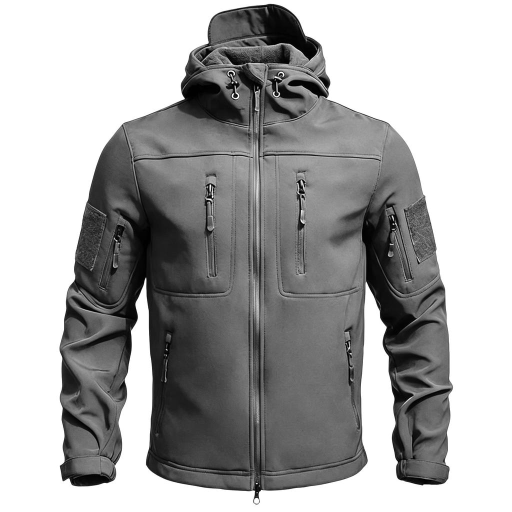 Men's Multifunctional Camouflage Winter Jacket for Outdoor Activities