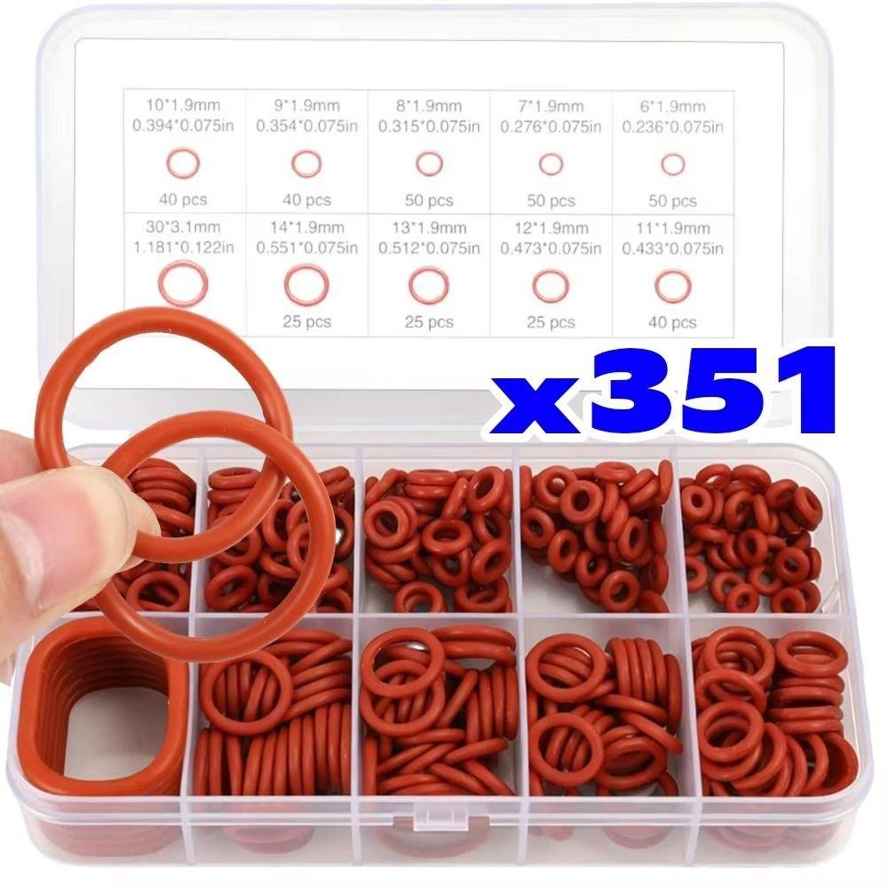Heat-Resistant O-Ring Seal Set High-temperature Resistant O-Ring Combo Pack  Cars