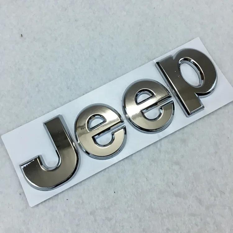 New Car sticke Front Emblem Badge Rear Sticker for JEEP Wrangler Cherokee Compass Grand Cherokee Patriot Liberty Auto Accessorie ALT1