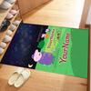 Peppa Pig Personalized Text Floor Rug Office Rug Design for Balcony Hallway Bedrooms Game Room Antislip Carpet Anime Office Decor