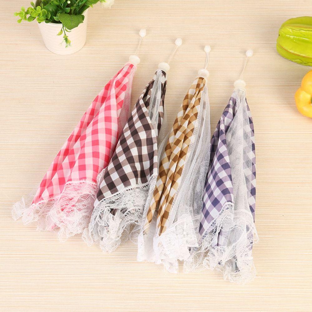 Foldable Lace Dining Table Anti Mosquito Net Food Lid Table Cover Food Cover Meal Cover