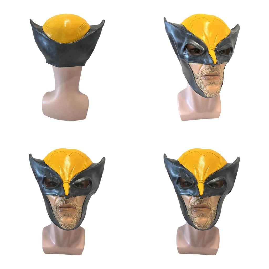 Deadpool Mask Resin Halfmechanical Design Halloween Costume Prop For Cosplayers