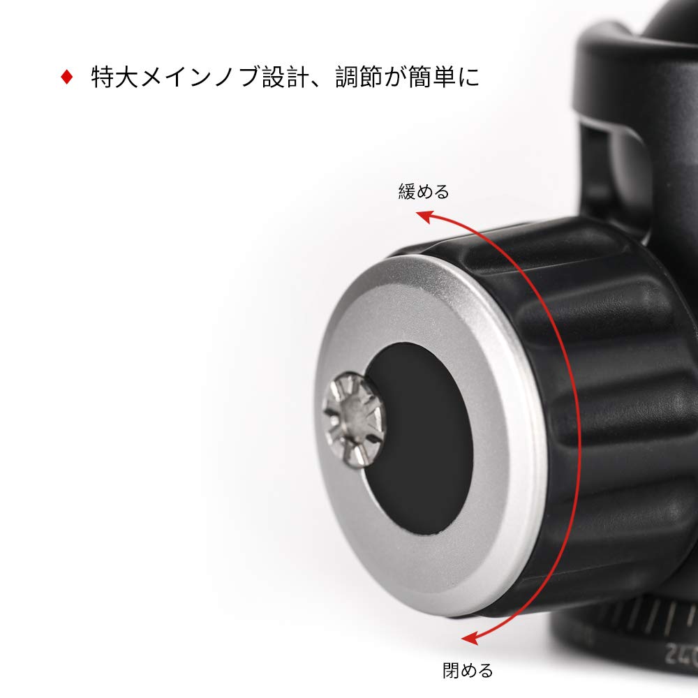 SWFOTO 36mm Ball DSLR Camera Panoramic Ball Head Ideal for Lightweight Travel 15KG Load Capacity EB-36 Head, Arca-Swiss Compatible, 360°, Photography,