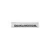 E2 DUAL MOTOR Underlined Letters Emblem for TESLA Model 3 Y S X Car Styling Refitting Trunk Badge Sticker Chrome Black Accessories