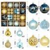 44Pcs 3/6CM Christmas Ball Christmas Tree Decoration Ornaments for Home Decor Halloween New Year Navidad Pendant Ball Accessory