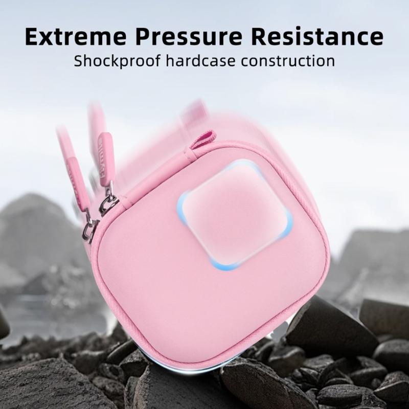 Durability Zippers Camera Pouch For Action 5Pro/4 Camera Gear Shockproof Design Multiple Device Compatibility Soft Interior