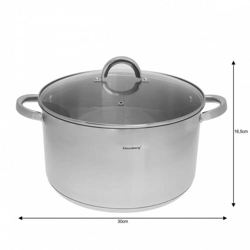 Garnek Z Pokrywą 30Cm Klausberg Kb-7129 11,5L