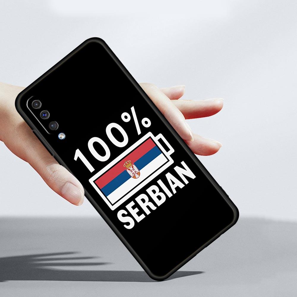 Serbia Flag Phone Case For Samsung Galaxy A12 A14 A32 A50 A70 A20E A20S A10 A10S A22 A30 A40 A34 A54 A42 A52 5G A02S A04s Cover