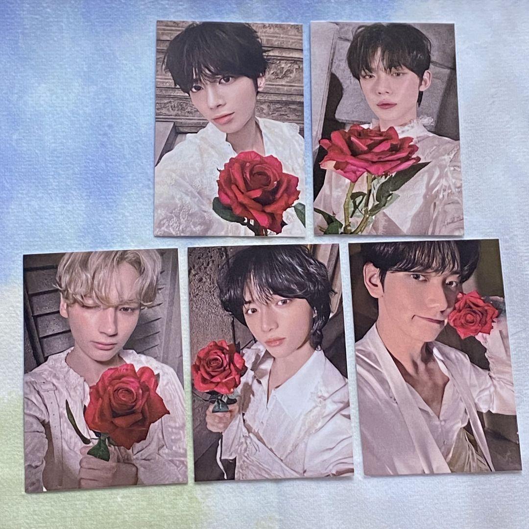 

[USED] TXT Korea tomorrow pre-recorded Sanoktuba all 5 trading cards