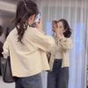 Women's Casual Versatile Stand Collar Jacket - Korean Style Spring/Autumn Loose Baseball Uniform Top