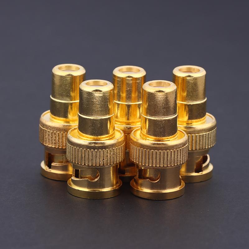Video Lyd Av Kabler Bnc Hann Til Rca Hunn Adapter 75Ohm Gullbelagt Kontakt Bnc Hann Til Rca Hunn
