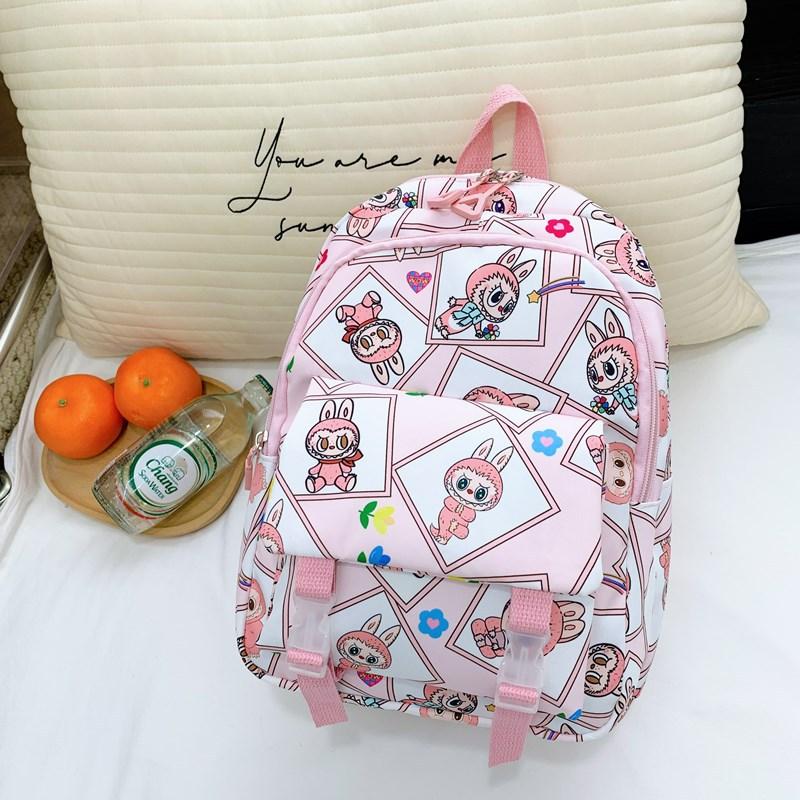 Large Capacity Primary School Schoolbag Cartoon Animation Cute Printed Boys And Girls Backpack Children'S Backpack