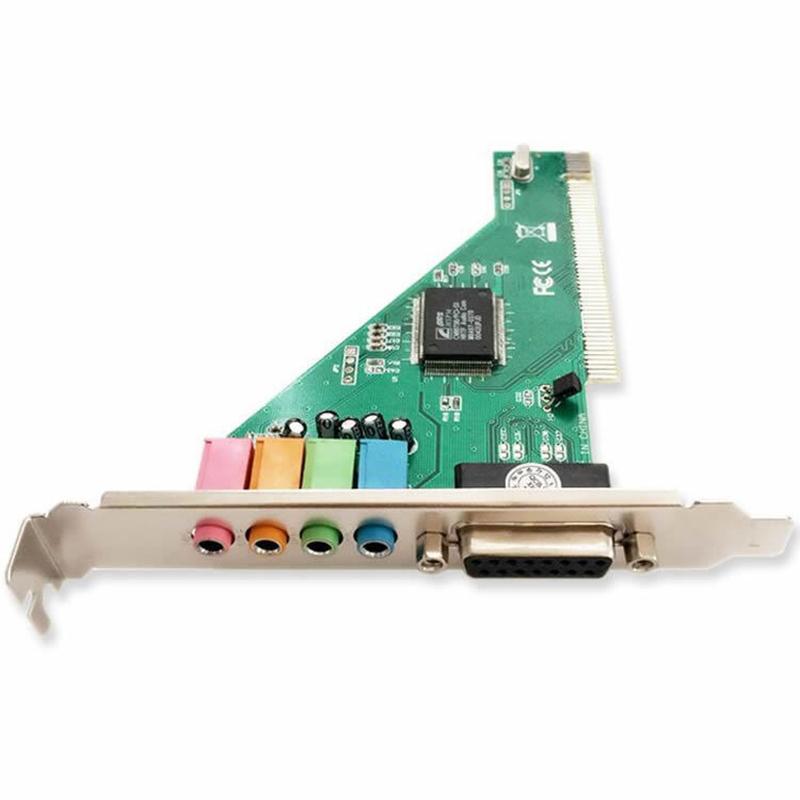 

4.1 PCI Sound Card 8738 Audio Extend Adapter for PC Desk Computer Motherboard 4.1 Sound Channel Independent Sound Converter