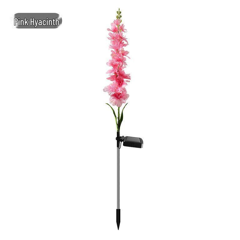 Solar Garden Decorative Delphinium Stake Light