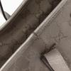 GUCCI Tote Tote Bag 211137 GG implementation Silver PVC coated canvas Women Used