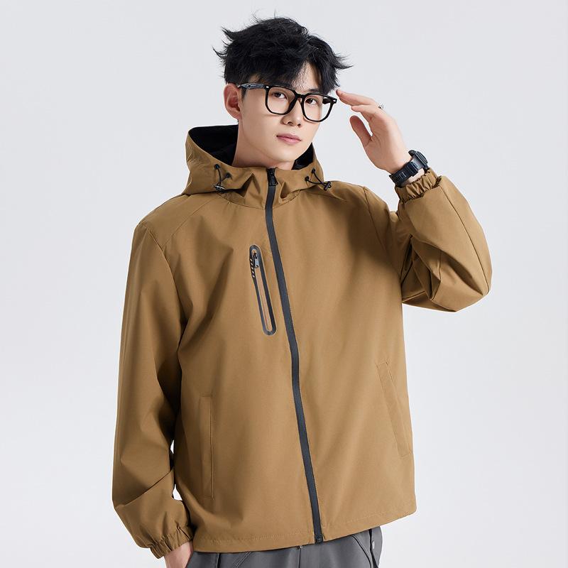 Jacket Jacket New Loose Couple Waterproof Jacket Men's Hooded