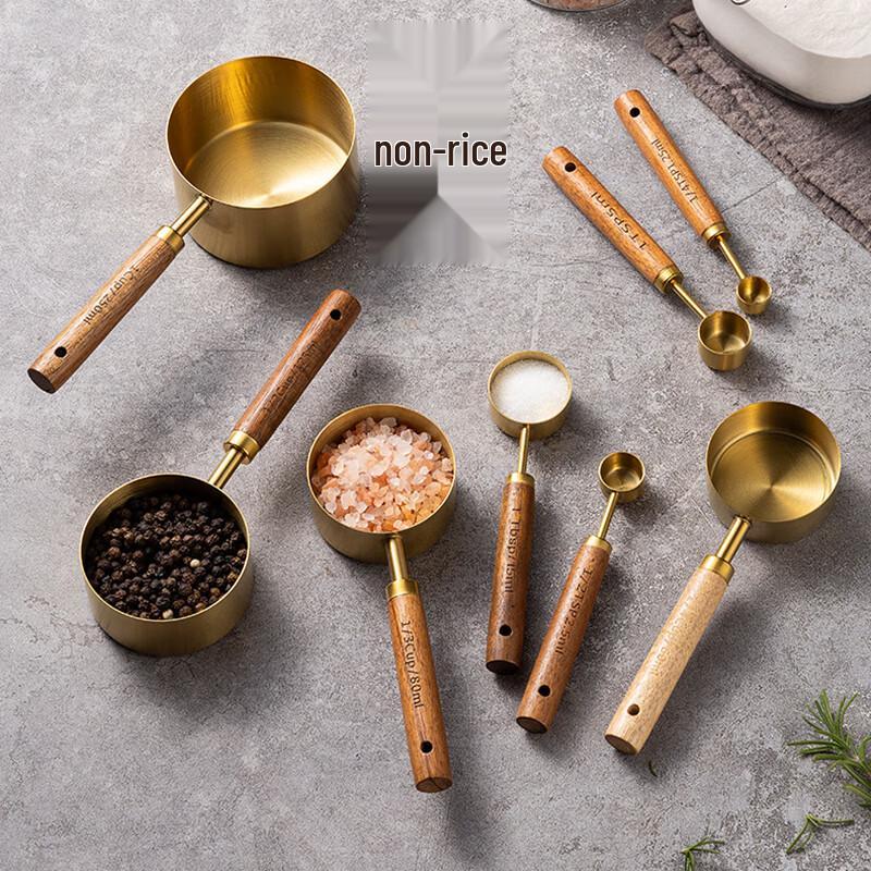 8-Piece Stainless Steel Measuring Spoon & Cup Set