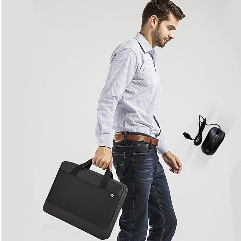 HP 15.6-inch Business Laptop Bag & Wired Mouse Set