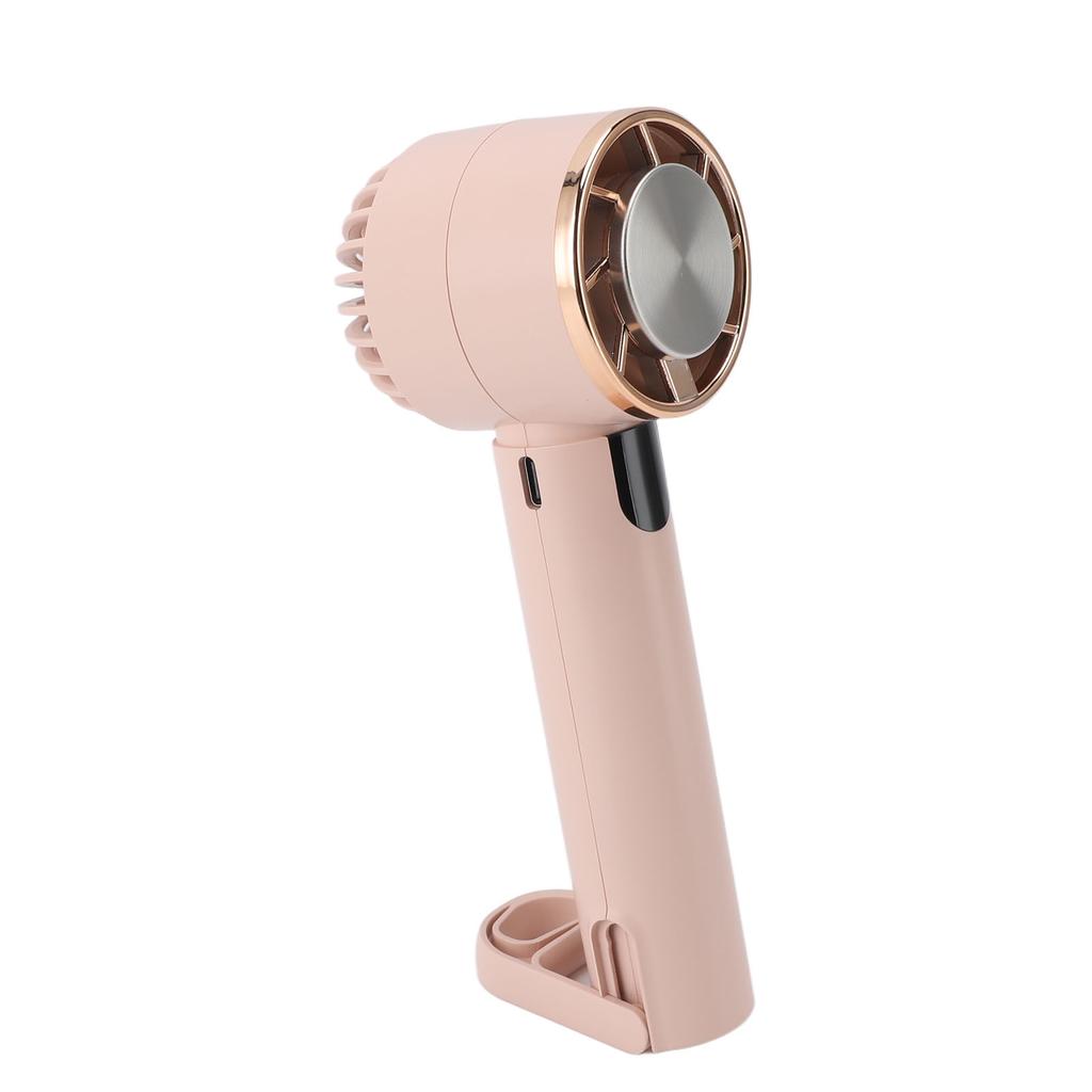 Mini Portable Fan Handheld Semiconductor Cooling Fan 3 Speed Small Desk Fan USB Rechargeable for