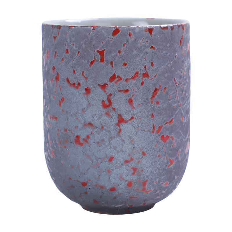 Retro coarse pottery teacup master cup single large Japanese ceramic kung fu tea set tea cup espresso cup