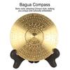 Rotatable Feng Shui Compass Rustproof Retro Style Chinese Tai Chi Bagua Brass Compass Desktop Decoration