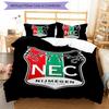 NEC Nijmegen Pattern Bedding,Quilt Set Quilt Cover Pillowcase Home Birthday Gift (1*duvet Cover+2*pillowcase,without Core)